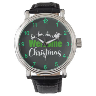 Begrüßung Weihnachten-85101 Armbanduhr