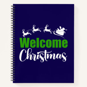 Begrüßung Weihnachten-85101 Notizbuch