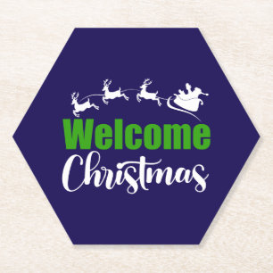 Begrüßung Weihnachten-85101 Untersetzer