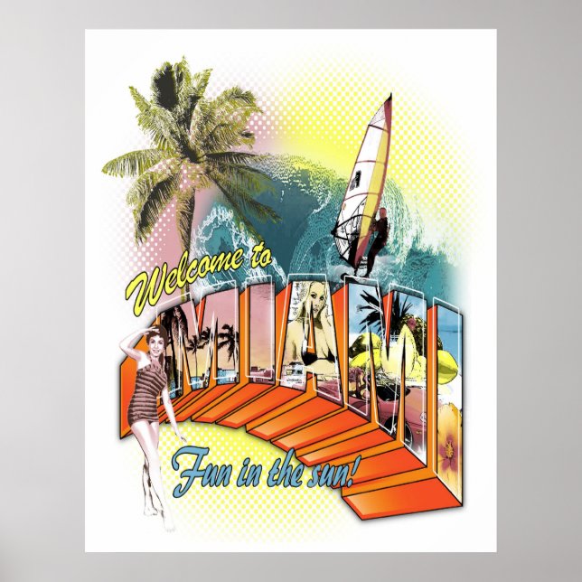 Begrüßung zu Miami Poster (Vorne)
