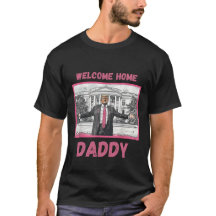Begrüßung Zuhause daddy Retro Vintag Weiße Haus
