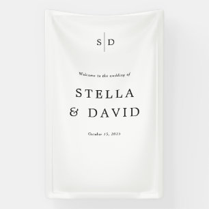 Begrüßungs-Vinyl-Banner Banner