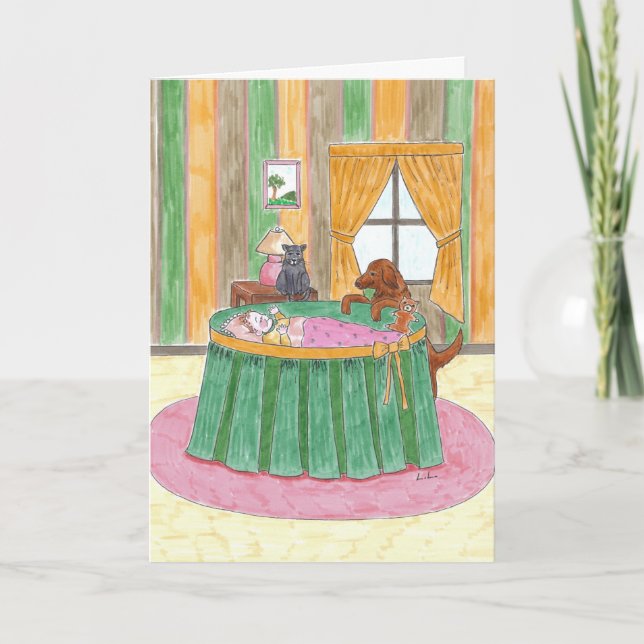 Begrüßungsbaby Ankündigung (Vorderseite)