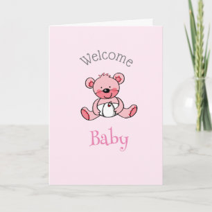 Begrüßungsbaby-Card (personalisiert) Karte