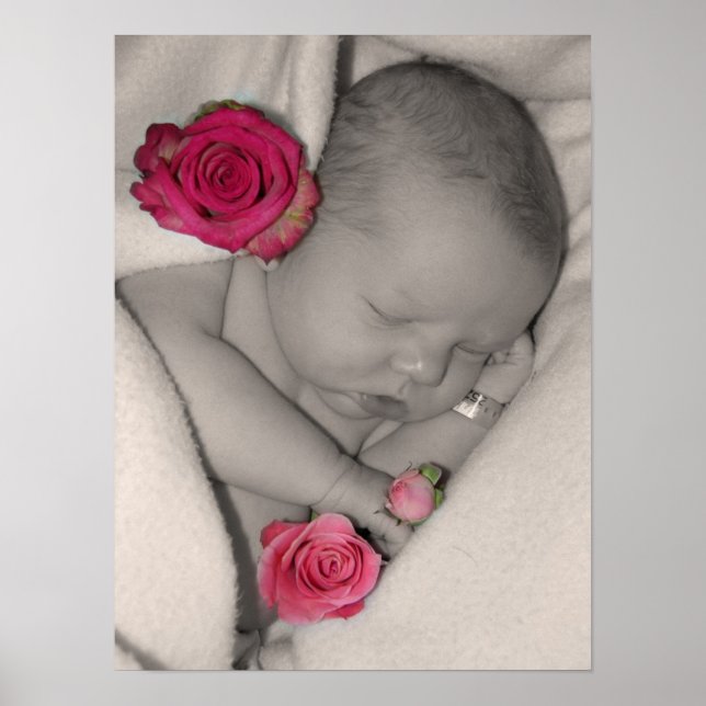 Begrüßungsbaby Poster (Vorne)