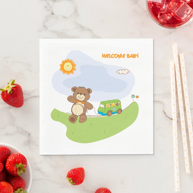 Begrüßungsbaby Serviette (Von Creator hochgeladen)