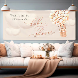 Begrüßungsbanner Bear Baby Dusche Banner