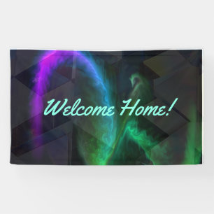 Begrüßungsbanner für Zuhause, speziell für Vinyl B Banner