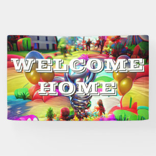 Begrüßungsbanner für Zuhause, speziell für Vinyl B Banner