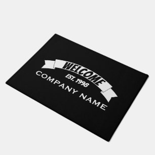 Begrüßungsbanner Ribbon, Firmenname Fußmatte