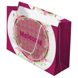 Begrüßungsbeutel für ein Event-Papier Große Geschenktüte