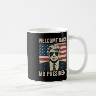 Begrüßungsbyck Herr Präsident Donald Trump Sieg 1 Kaffeetasse