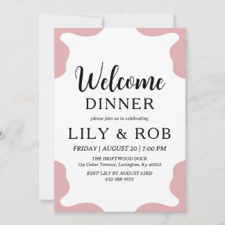 Begrüßungsdinner Einladung