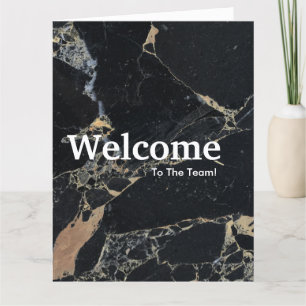 Begrüßungsfarbe für neue Mitarbeiter Karte