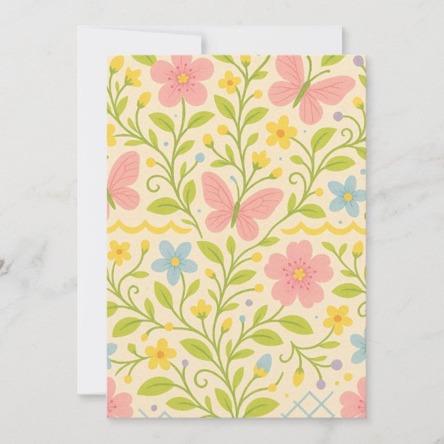 Begrüßungsfrühling Feiertagskarte (Vorderseite)