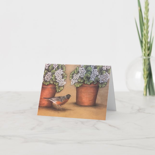 Begrüßungsfrühling Karte (Vorderseite)