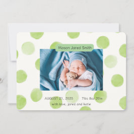BegrüßungsjungBaby Ankündigung