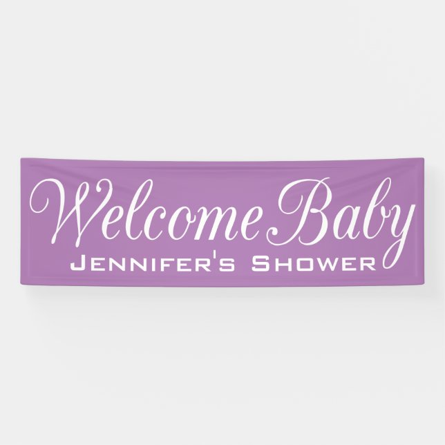 BegrüßungsjungBaby Banner (Horizontal)