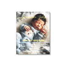 BegrüßungsjungBaby | Benutzerdefiniertes Foto Neug