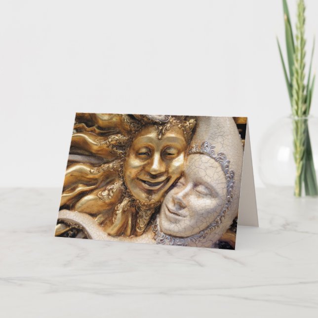 Begrüßungskarte für Sonne und Mond Karte (Vorderseite)