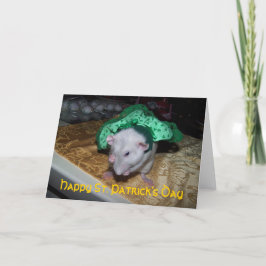 Begrüßungskarte von Rattenruby St. Pat Karte