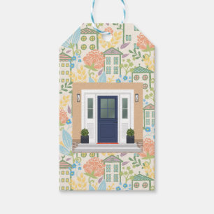 Begrüßungsmarken auf Zuhause Geschenkanhänger