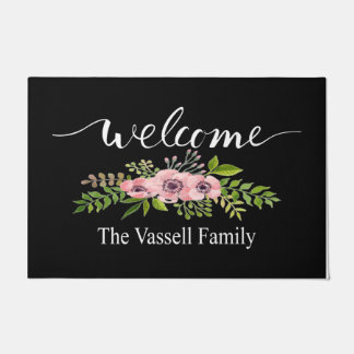 Begrüßungsmatte der Blume, Begrüßungsmatte Fußmatte