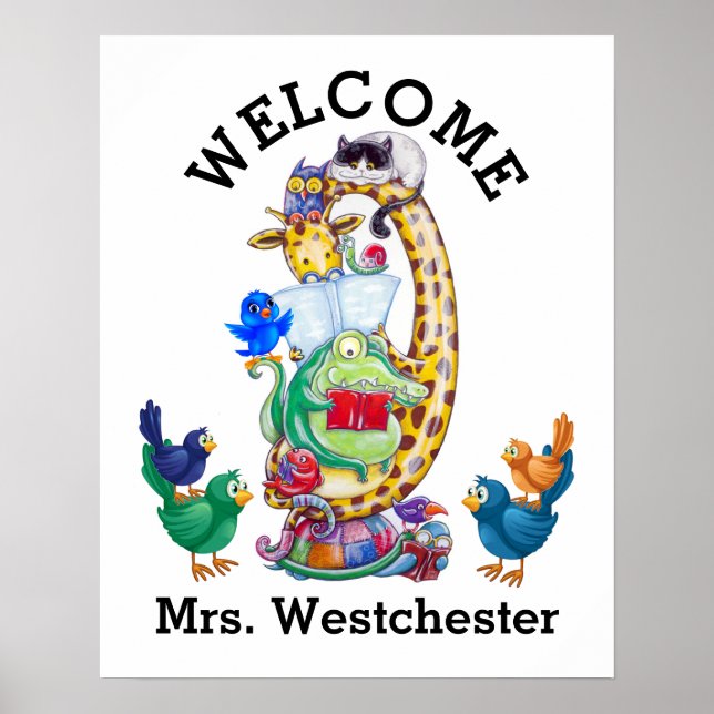 Begrüßungspapier Poster (Vorne)