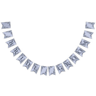 Begrüßungsparty Navy Blue Gray Dekor Moderne Wimpelkette