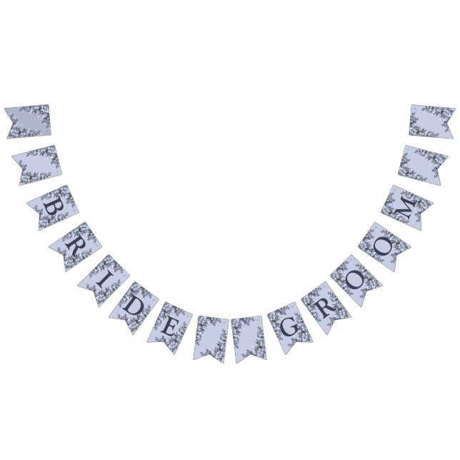 Begrüßungsparty Navy Blue Gray Dekor Moderne Wimpelkette (Alle)