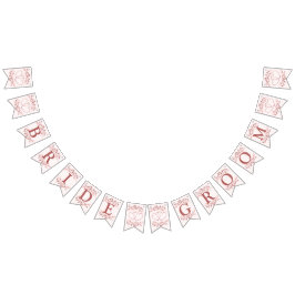 Begrüßungsparty Peach Rosa Dekor Moderne Wimpelkette