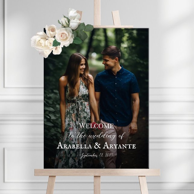 Begrüßungsschild mit Foto Poster (Von Creator hochgeladen)