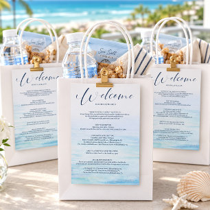 Begrüßungsschreiben für Beach Wedding Programm