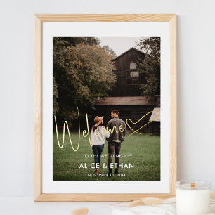 Begrüßungssignatur Skriptherz-Foto Foliendrucke