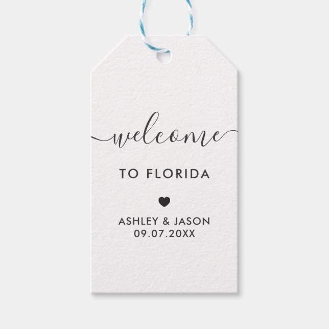 Begrüßungstags, Begrüßungstags, Begrüßungstags Geschenkanhänger (Vorderseite)