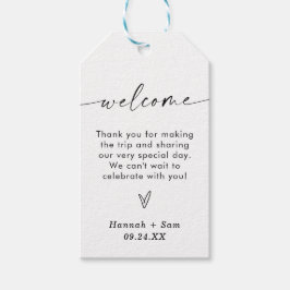 Begrüßungstags | Vielen Dank für Ihr Interesse Tag Geschenkanhänger