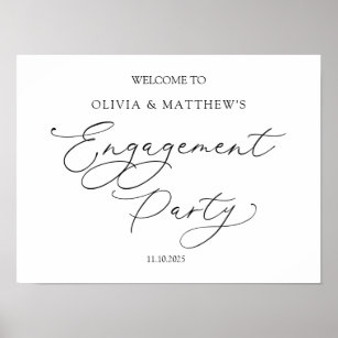 Begrüßungsunterschrift der Classic Engagement Part Poster