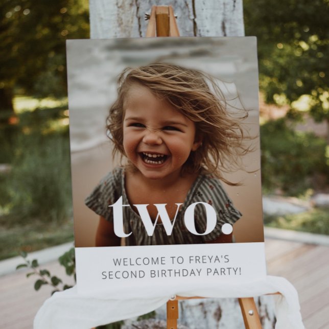 Begrüßungsunterschrift des 2. Geburtstags-Fotos Poster (Von Creator hochgeladen)