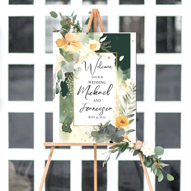 Begrüßungsunterschrift, dunkelrosa Blüte, Poster (Von Creator hochgeladen)