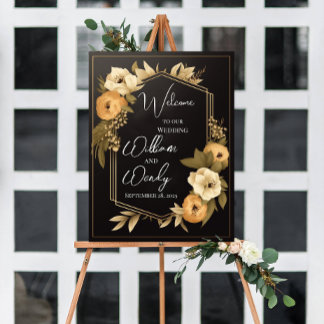 Begrüßungsunterschrift für Blumenzehen Poster
