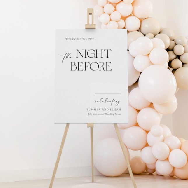 Begrüßungsunterschrift für die Nacht vor der Probe Poster (Von Creator hochgeladen)