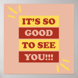 Begrüßungsunterschrift für Retro Church/Event Poster