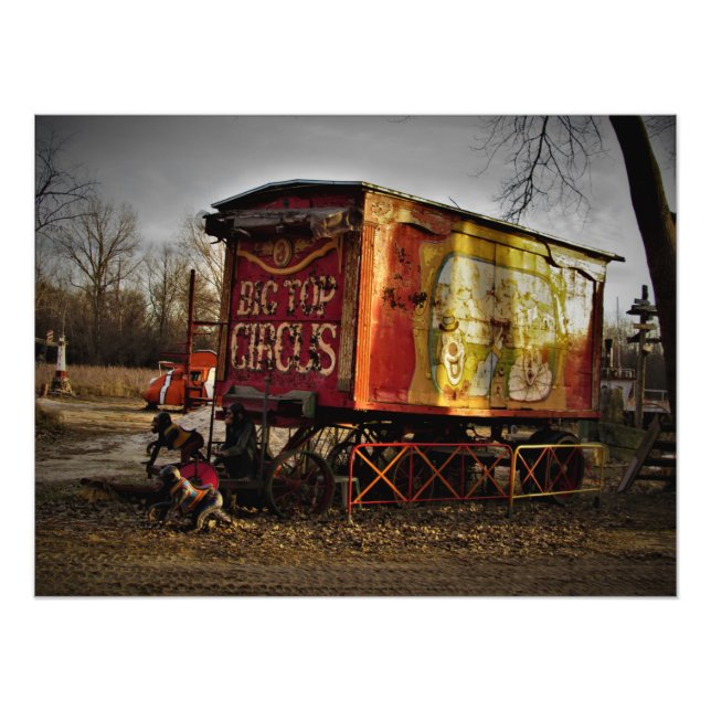 "Begrüßungswagen" Fotodruck (Vorne)