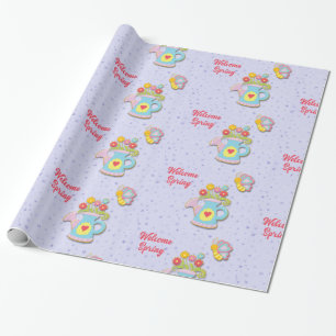Begrüßungswelle Geschenkpapier