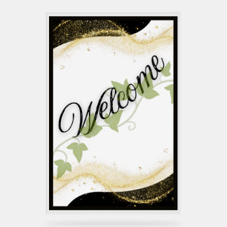 Begrüßungszeichen Acrylschild