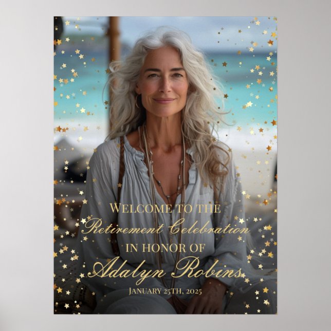 Begrüßungszeichen des Party für die Altersversorgu Poster (Vorne)