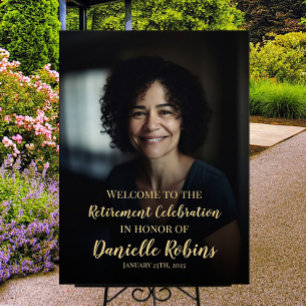 Begrüßungszeichen des Party für die Altersversorgu Poster