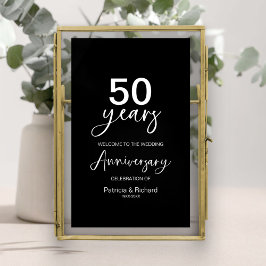 Begrüßungszeichen für das Hochzeitstag Poster