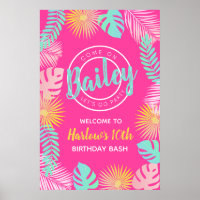 Begrüßungszeichen für das Pool-Party | Party-Abonn