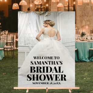 Begrüßungszeichen für Foto Akryllisches Brautparty Acrylschild